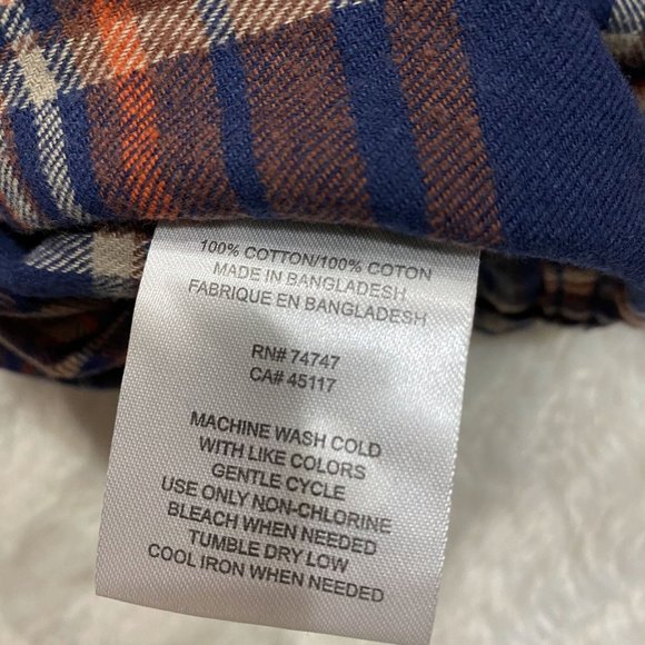 Red Head Brand Co. Men’s Multicolor Long Sleeve Collared Button Up Shirt Size XL - Picture 7 of 8